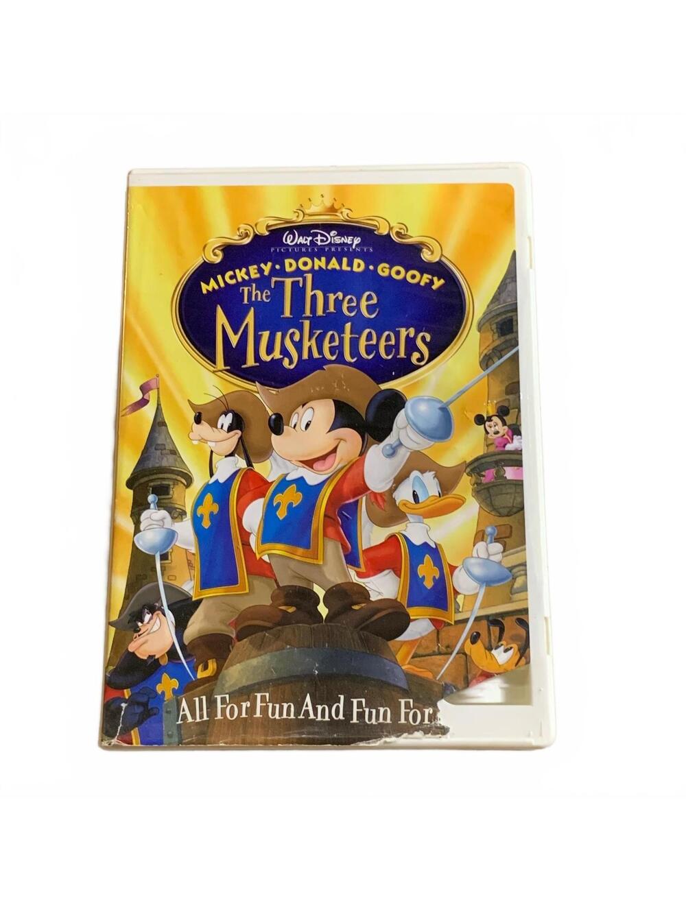 Disney Mickey Donald Goofy The Three Musketeers DVD 2004 G Family Comedy